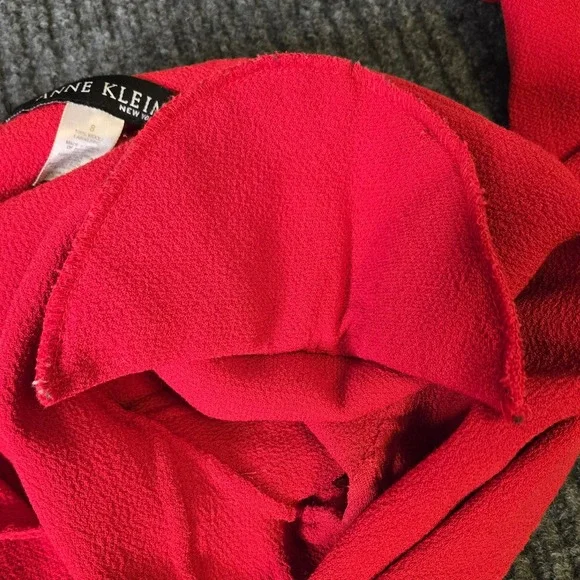 Red Women's Coat - Picture 12 of 12